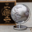 JORDGLOB LAMPA SILVER